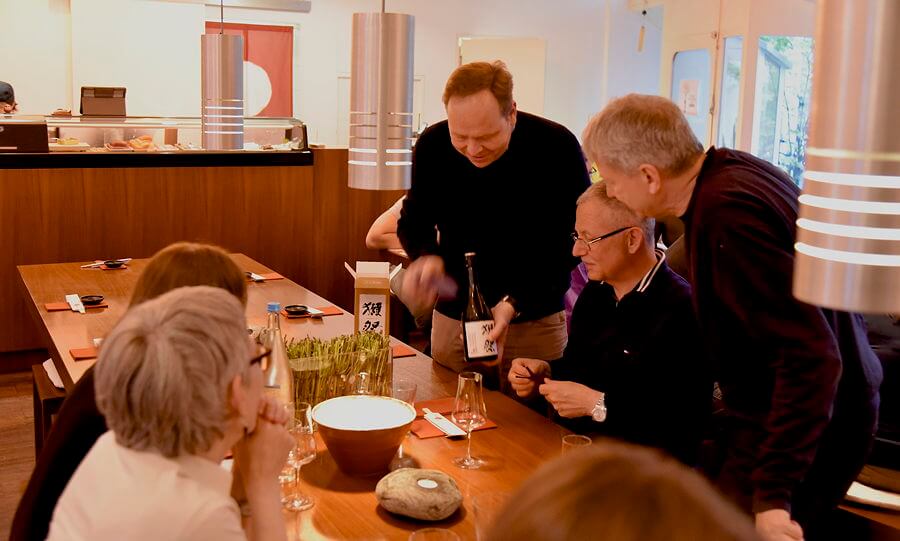 Sake Tasting at Sushiya Sushi Restaurant Munich