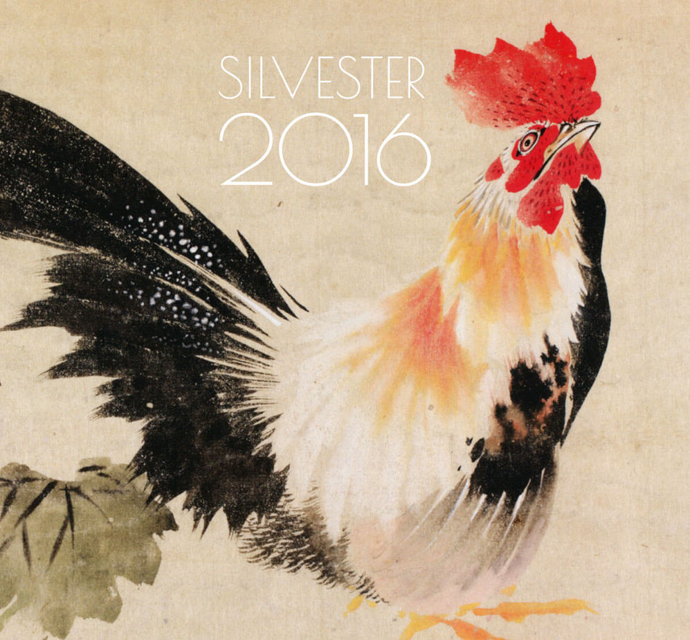 Flyer für das Silvestermenü im Sushi Restaurant Sushiya München