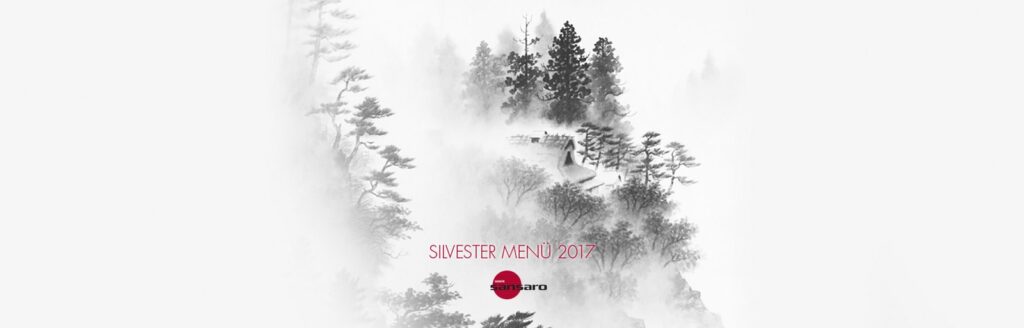 Grafik vom Silvestermenü 2017 im Sushiya Sushi Restaurant München