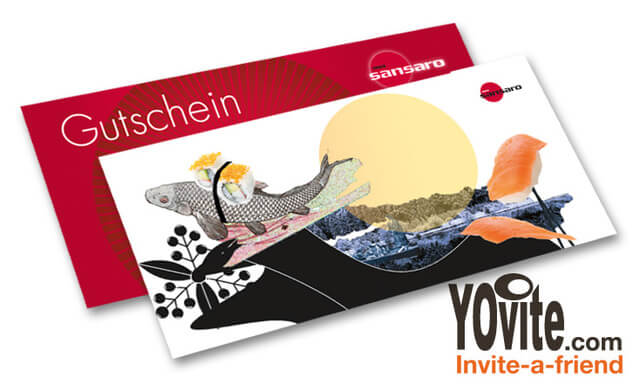 Voucher for Sushi in Sushi Restaurant Sushiya Munich